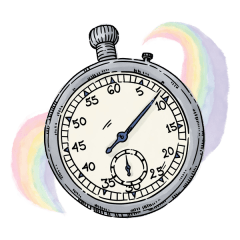 Hand-drawn burning firepit