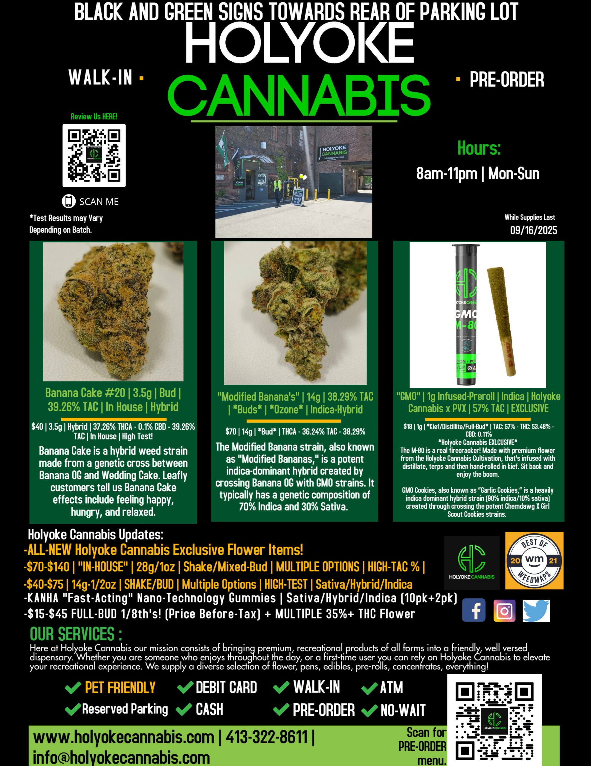Holyoke Cannabis Dispensary Features