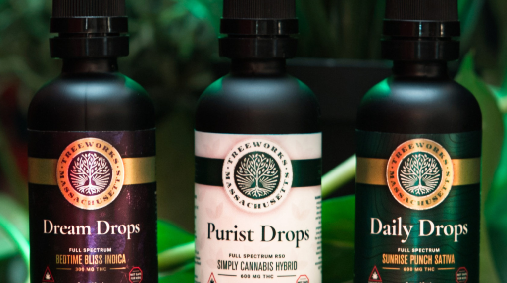 Brand Feature Treeworks of MA Infused Tinctures