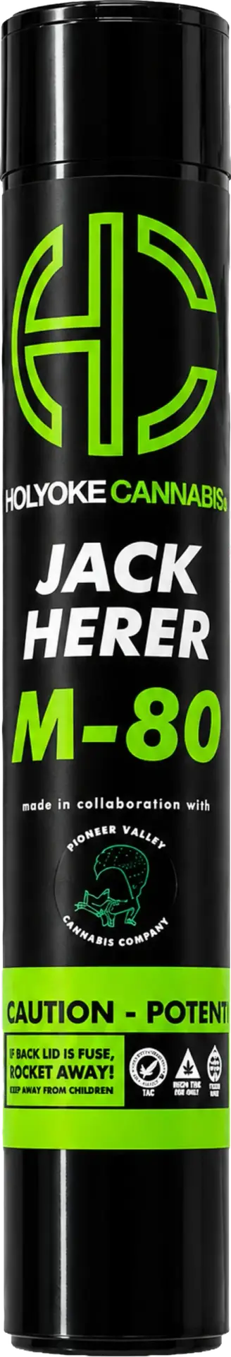 Holyoke Cannabis Jack Herer M-80 infused pre-roll tube